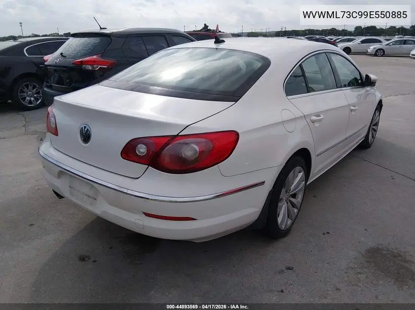2009 Volkswagen Cc Sport VIN: WVWML73C99E550885 Lot: 44893569