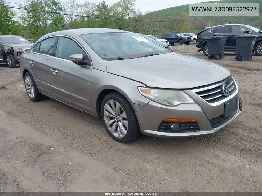 2009 Volkswagen Cc Sport VIN: WVWNL73C09E522977 Lot: 45099111