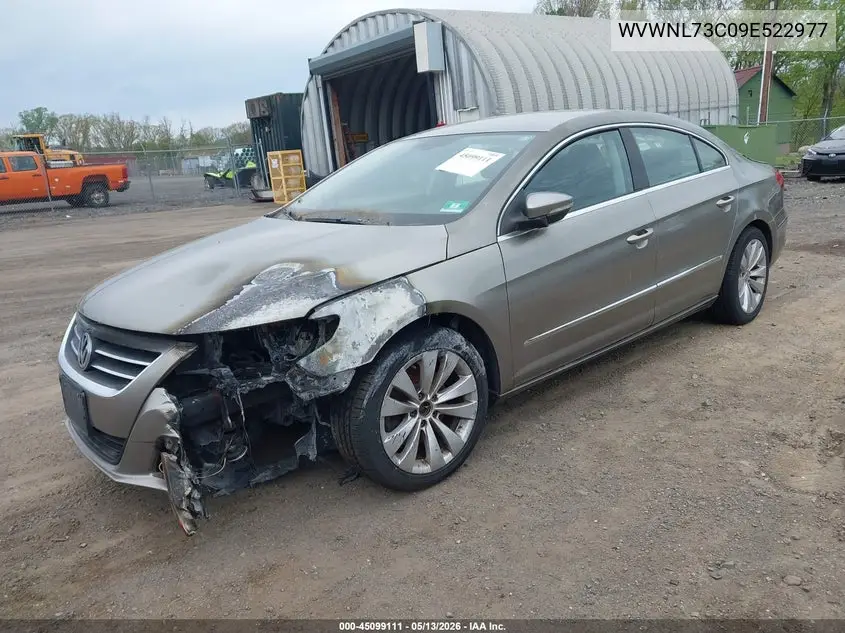 2009 Volkswagen Cc Sport VIN: WVWNL73C09E522977 Lot: 45099111