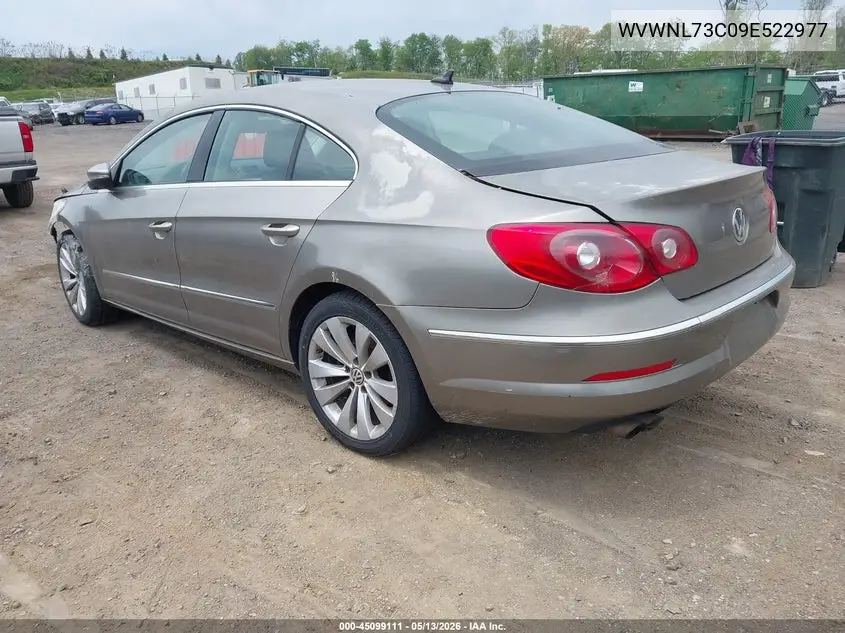 2009 Volkswagen Cc Sport VIN: WVWNL73C09E522977 Lot: 45099111