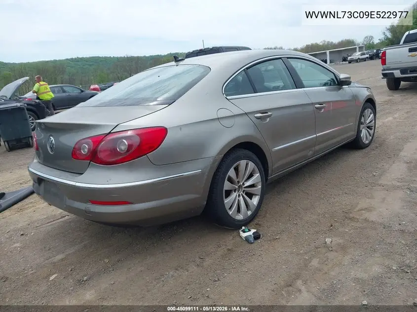 2009 Volkswagen Cc Sport VIN: WVWNL73C09E522977 Lot: 45099111