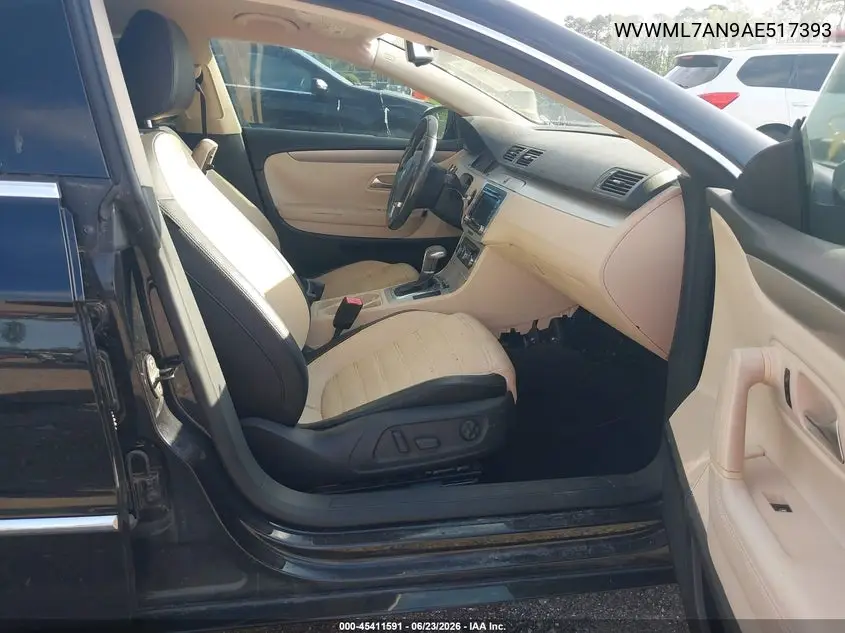 2010 Volkswagen Cc Sport VIN: WVWML7AN9AE517393 Lot: 45411591