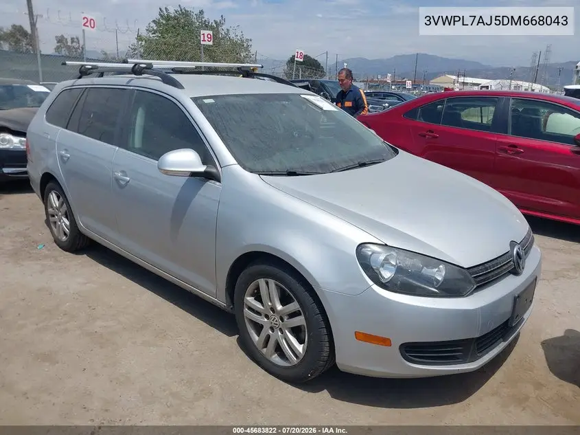 2013 Volkswagen Jetta Sportwagen 2.0L Tdi VIN: 3VWPL7AJ5DM668043 Lot: 45683822