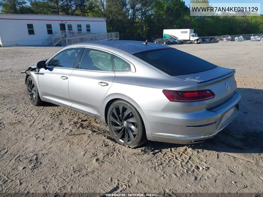 2019 Volkswagen Arteon 2.0T Se R-Line VIN: WVWFR7AN4KE031129 Lot: 44842195
