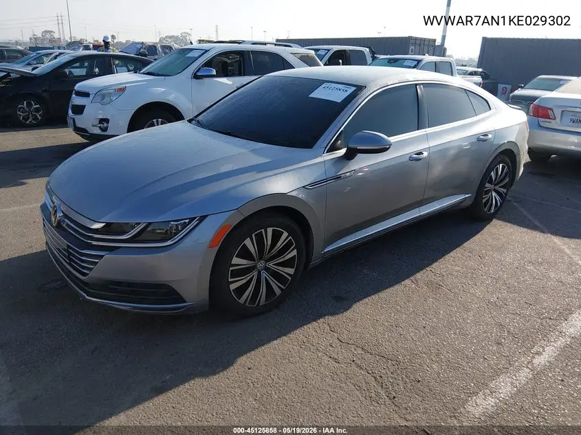 2019 Volkswagen Arteon 2.0T Se VIN: WVWAR7AN1KE029302 Lot: 45125858