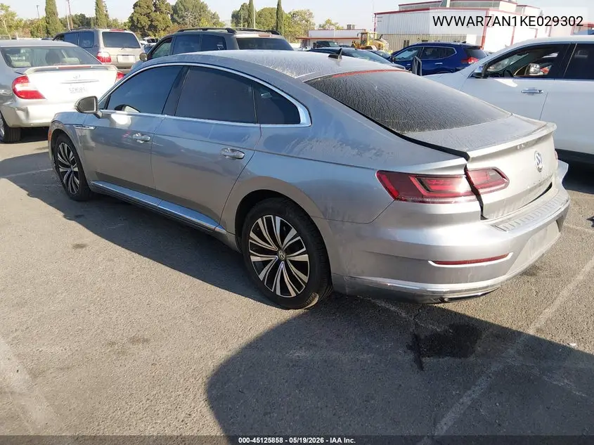 2019 Volkswagen Arteon 2.0T Se VIN: WVWAR7AN1KE029302 Lot: 45125858