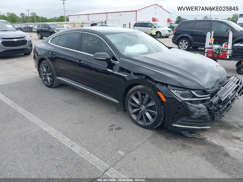 2019 Volkswagen Arteon 2.0T Sel Premium VIN: WVWER7AN6KE025845 Lot: 45170568