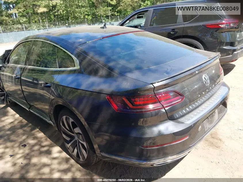 2019 Volkswagen Arteon 2.0T Sel Premium R-Line VIN: WVWTR7AN8KE008049 Lot: 45270250
