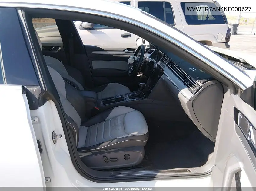 2019 Volkswagen Arteon 2.0T Sel Premium R-Line VIN: WVWTR7AN4KE000627 Lot: 45291570