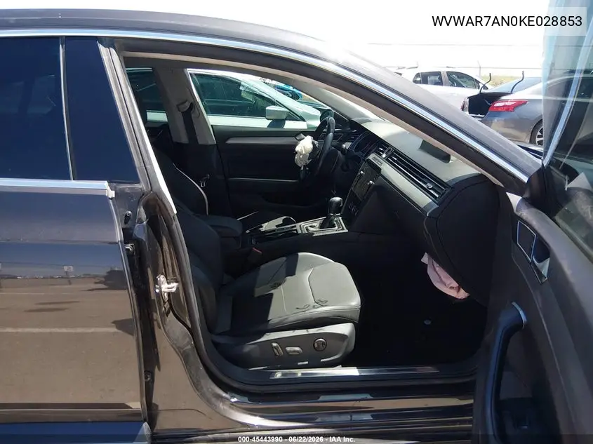 2019 Volkswagen Arteon 2.0T Se VIN: WVWAR7AN0KE028853 Lot: 45443990