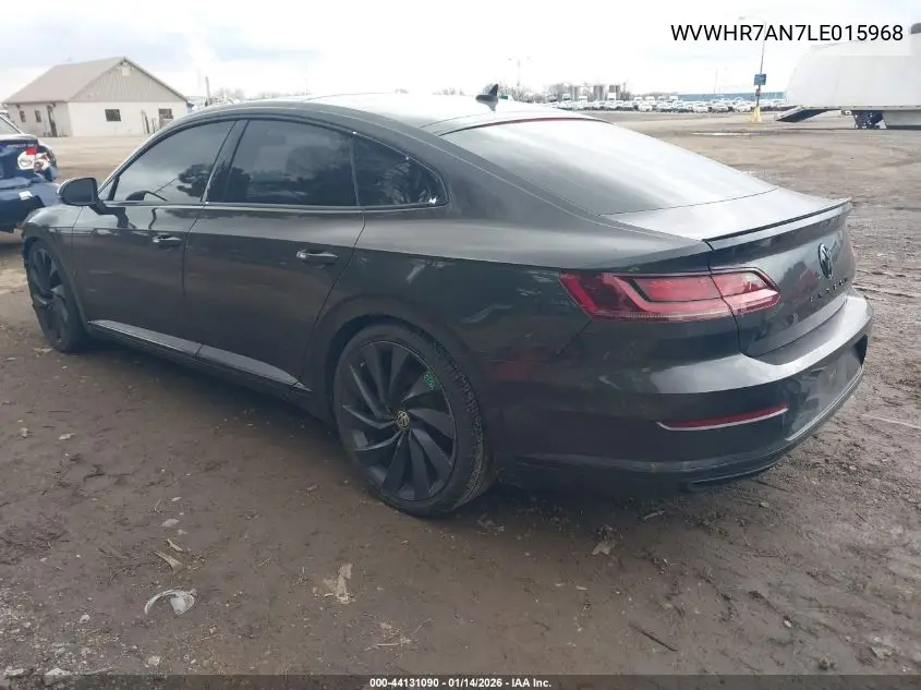 2020 Volkswagen Arteon 2.0T Sel R-Line VIN: WVWHR7AN7LE015968 Lot: 44131090