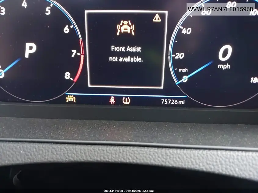 2020 Volkswagen Arteon 2.0T Sel R-Line VIN: WVWHR7AN7LE015968 Lot: 44131090