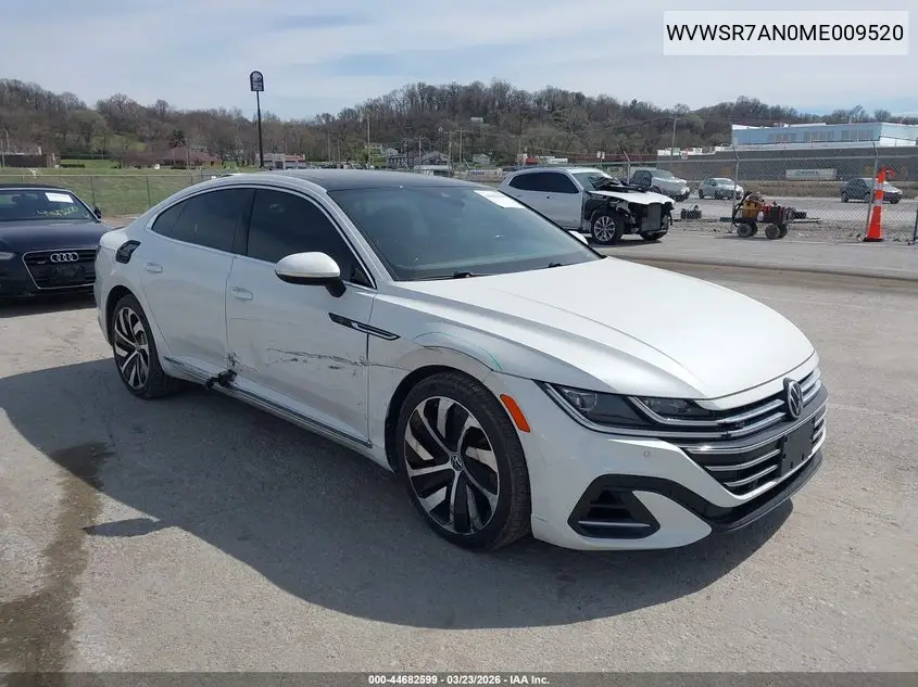 2021 Volkswagen Arteon 2.0T Sel R-Line VIN: WVWSR7AN0ME009520 Lot: 44682599