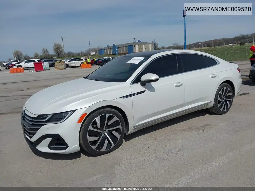 2021 Volkswagen Arteon 2.0T Sel R-Line VIN: WVWSR7AN0ME009520 Lot: 44682599