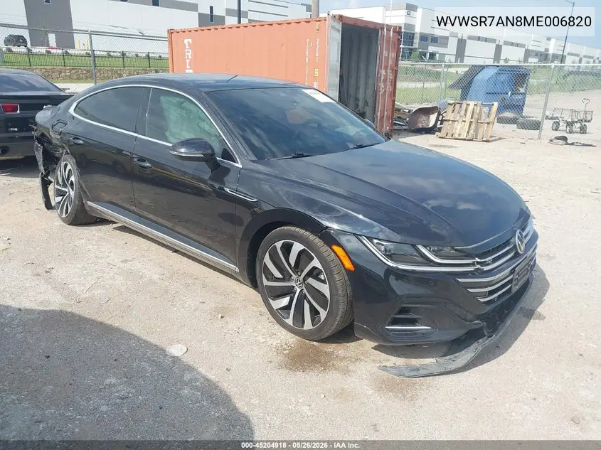 2021 Volkswagen Arteon 2.0T Sel R-Line VIN: WVWSR7AN8ME006820 Lot: 45204918