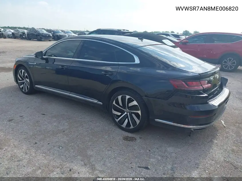 2021 Volkswagen Arteon 2.0T Sel R-Line VIN: WVWSR7AN8ME006820 Lot: 45204918