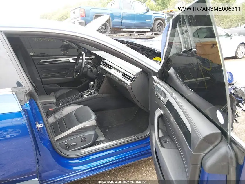 2021 Volkswagen Arteon 2.0T Sel Premium R-Line VIN: WVWTR7AN3ME006311 Lot: 45314434