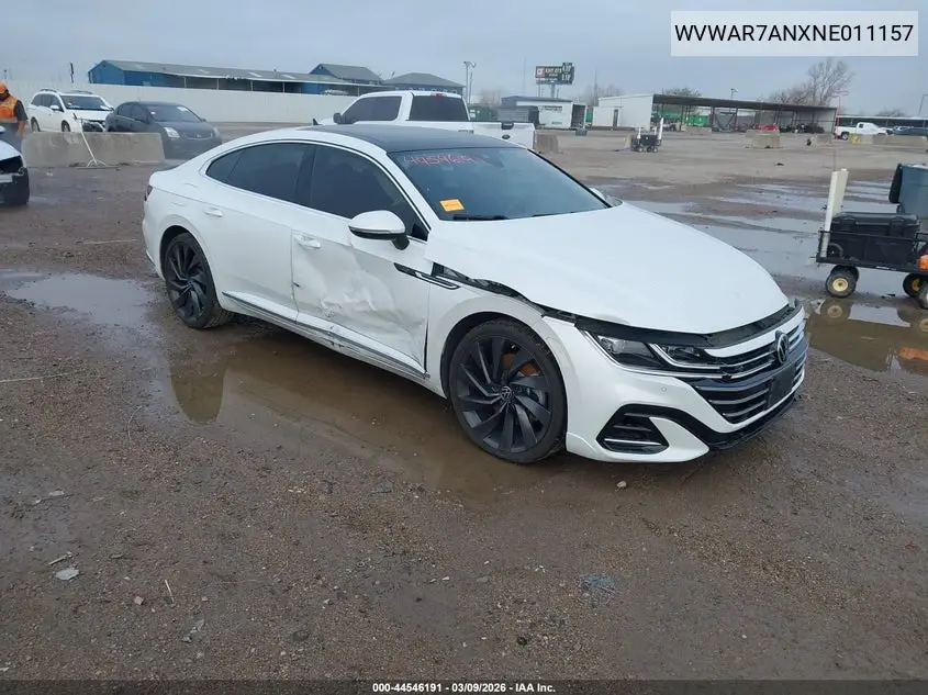 2022 Volkswagen Arteon 2.0T Sel R-Line VIN: WVWAR7ANXNE011157 Lot: 44546191