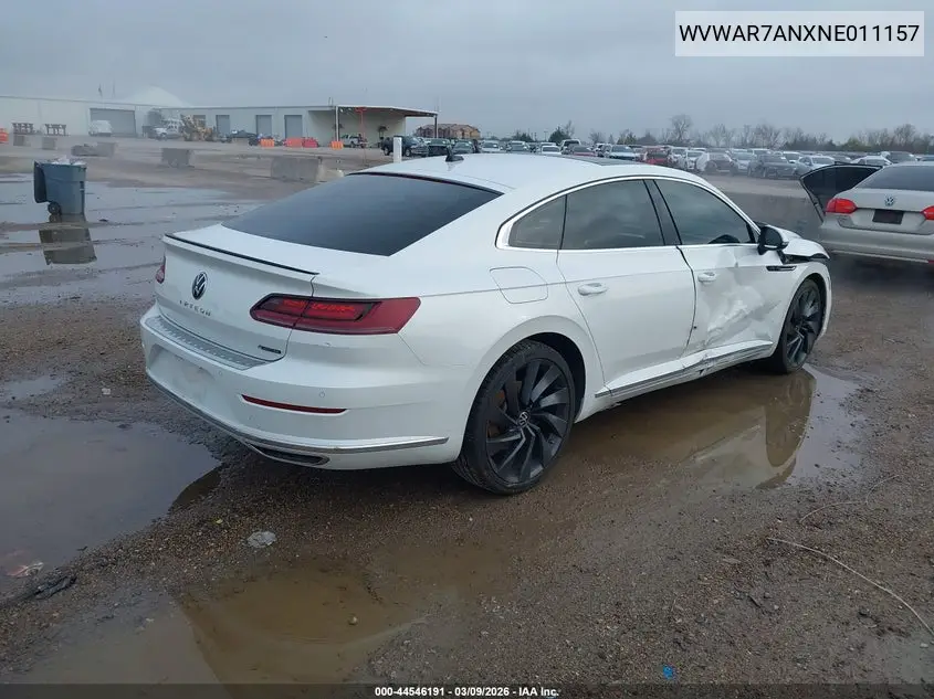 2022 Volkswagen Arteon 2.0T Sel R-Line VIN: WVWAR7ANXNE011157 Lot: 44546191