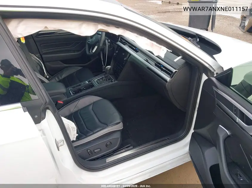 2022 Volkswagen Arteon 2.0T Sel R-Line VIN: WVWAR7ANXNE011157 Lot: 44546191