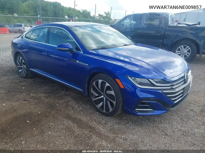 2022 Volkswagen Arteon 2.0T Sel R-Line VIN: WVWAR7AN6NE009857 Lot: 45342918