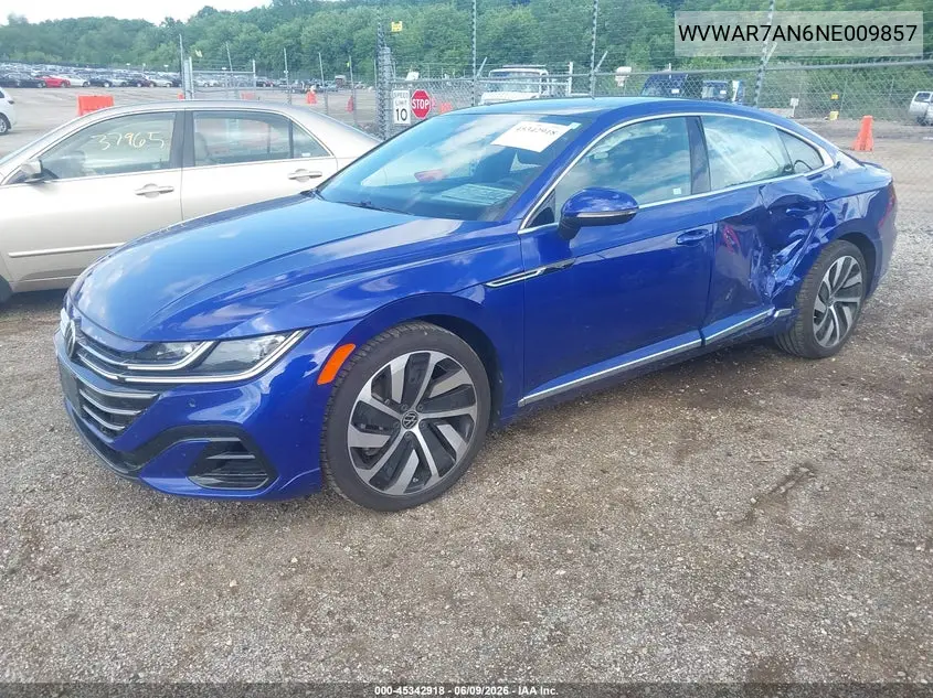2022 Volkswagen Arteon 2.0T Sel R-Line VIN: WVWAR7AN6NE009857 Lot: 45342918