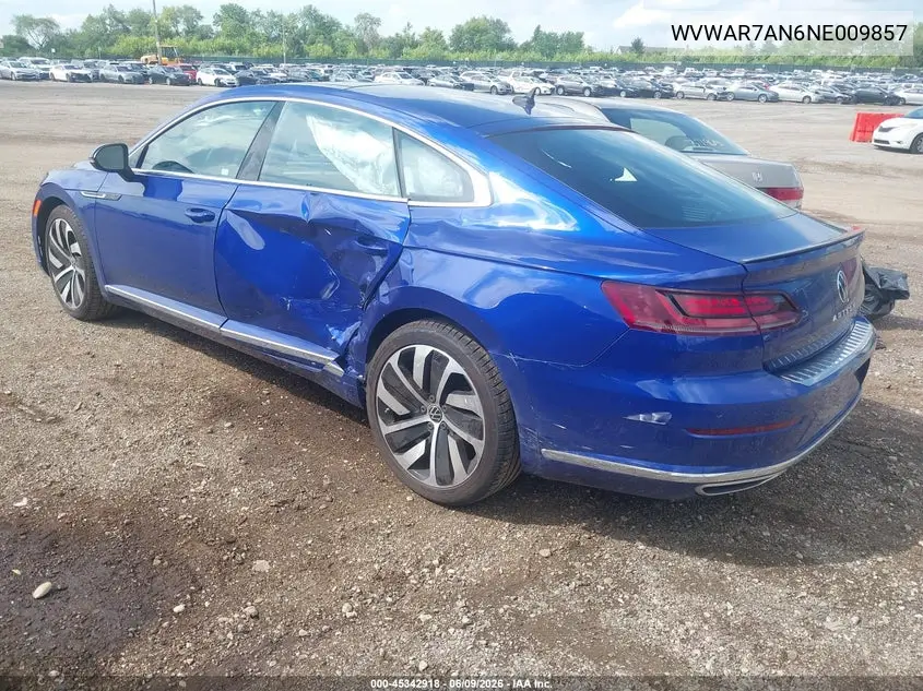 2022 Volkswagen Arteon 2.0T Sel R-Line VIN: WVWAR7AN6NE009857 Lot: 45342918
