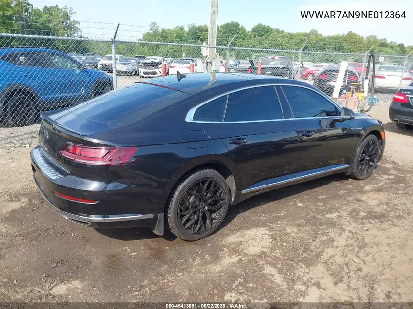 2022 Volkswagen Arteon 2.0T Sel R-Line VIN: WVWAR7AN9NE012364 Lot: 45413891