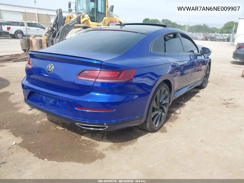 2022 Volkswagen Arteon 2.0T Sel R-Line VIN: WVWAR7AN6NE009907 Lot: 45429778