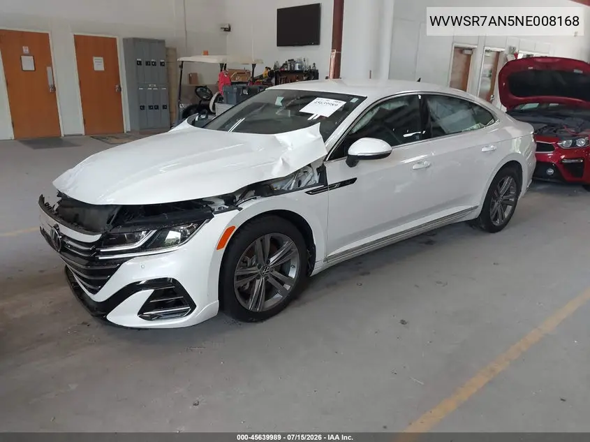2022 Volkswagen Arteon 2.0T Se R-Line VIN: WVWSR7AN5NE008168 Lot: 45639989