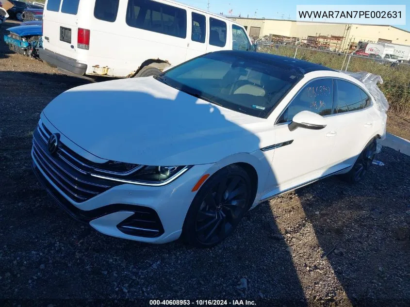 2023 Volkswagen Arteon 2.0T Sel R-Line VIN: WVWAR7AN7PE002631 Lot: 40608953