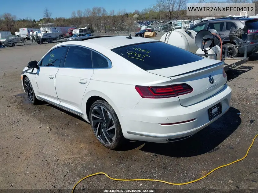 2023 Volkswagen Arteon 2.0T Sel Premium R-Line VIN: WVWTR7ANXPE004012 Lot: 44682485