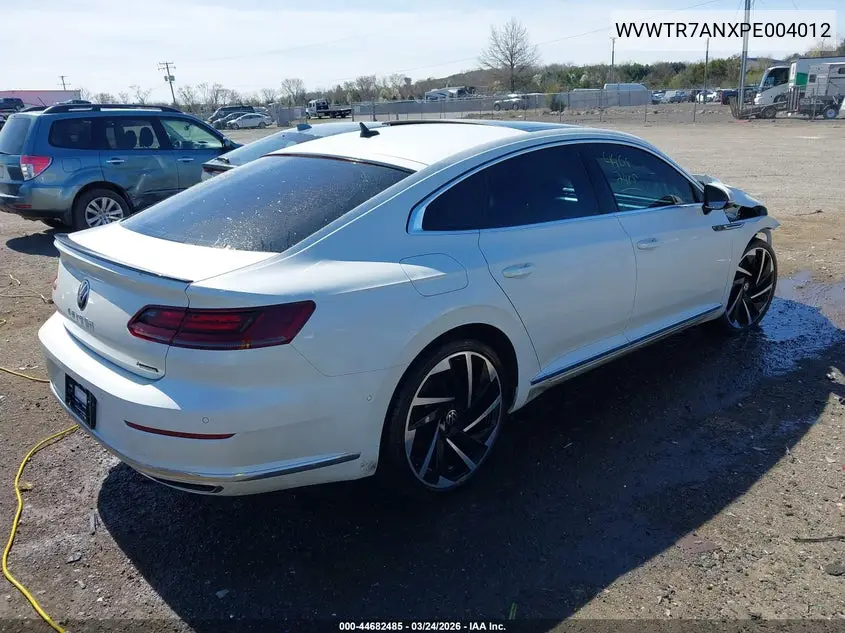 2023 Volkswagen Arteon 2.0T Sel Premium R-Line VIN: WVWTR7ANXPE004012 Lot: 44682485