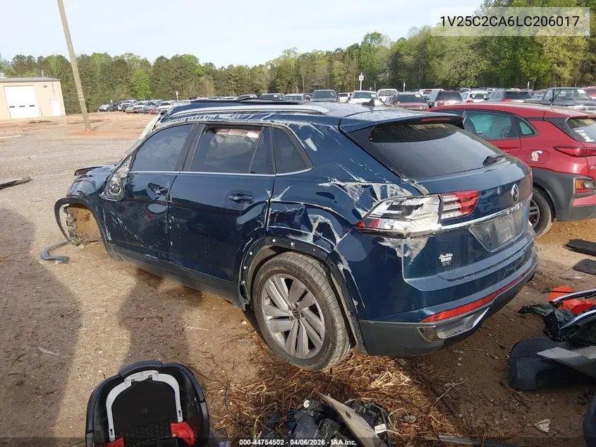 2020 Volkswagen Atlas Cross Sport 2.0T Se W/Technology/2.0T Se W/Technology R-Line VIN: 1V25C2CA6LC206017 Lot: 44754502
