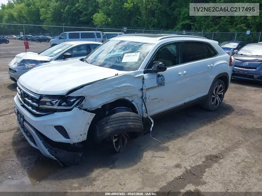 2020 Volkswagen Atlas Cross Sport 3.6L V6 Sel Premium VIN: 1V2NE2CA6LC217495 Lot: 45057452