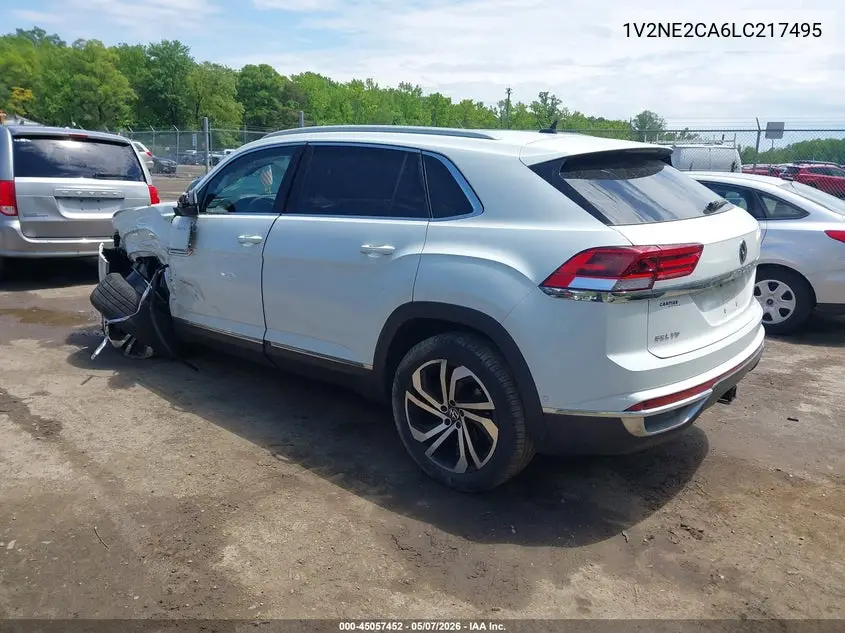 2020 Volkswagen Atlas Cross Sport 3.6L V6 Sel Premium VIN: 1V2NE2CA6LC217495 Lot: 45057452