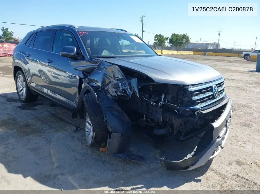 2020 Volkswagen Atlas Cross Sport 2.0T Se W/Technology/2.0T Se W/Technology R-Line VIN: 1V25C2CA6LC200878 Lot: 45123362