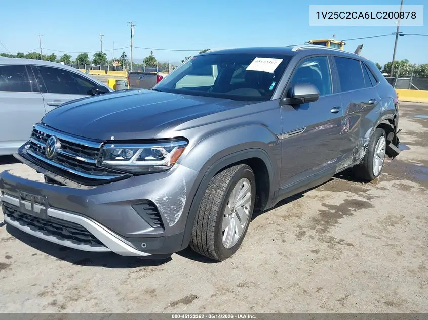 2020 Volkswagen Atlas Cross Sport 2.0T Se W/Technology/2.0T Se W/Technology R-Line VIN: 1V25C2CA6LC200878 Lot: 45123362
