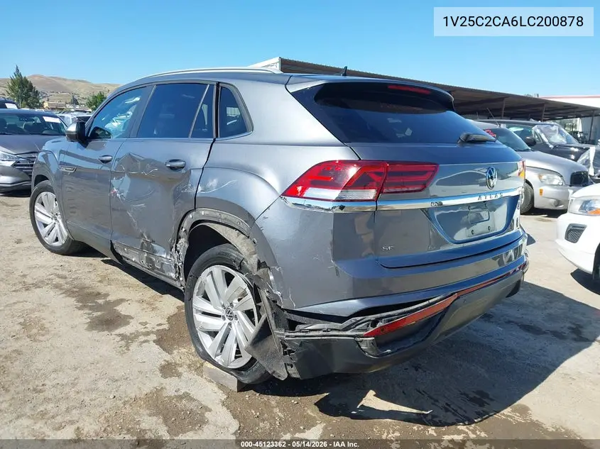 2020 Volkswagen Atlas Cross Sport 2.0T Se W/Technology/2.0T Se W/Technology R-Line VIN: 1V25C2CA6LC200878 Lot: 45123362