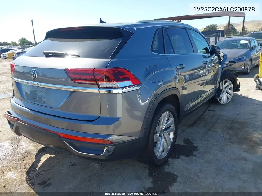 2020 Volkswagen Atlas Cross Sport 2.0T Se W/Technology/2.0T Se W/Technology R-Line VIN: 1V25C2CA6LC200878 Lot: 45123362