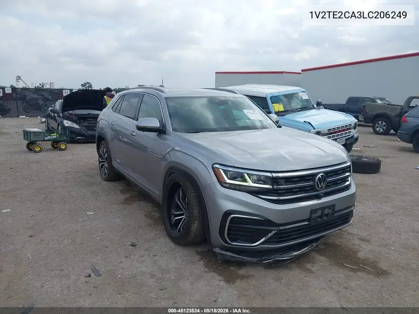 2020 Volkswagen Atlas Cross Sport 3.6L V6 Sel Premium R-Line VIN: 1V2TE2CA3LC206249 Lot: 45123534