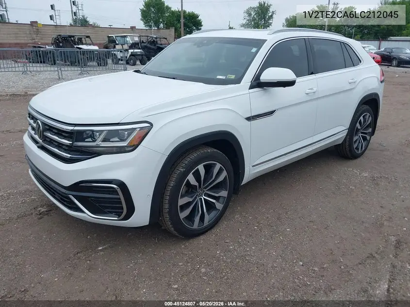 2020 Volkswagen Atlas Cross Sport 3.6L V6 Sel Premium R-Line VIN: 1V2TE2CA6LC212045 Lot: 45124807
