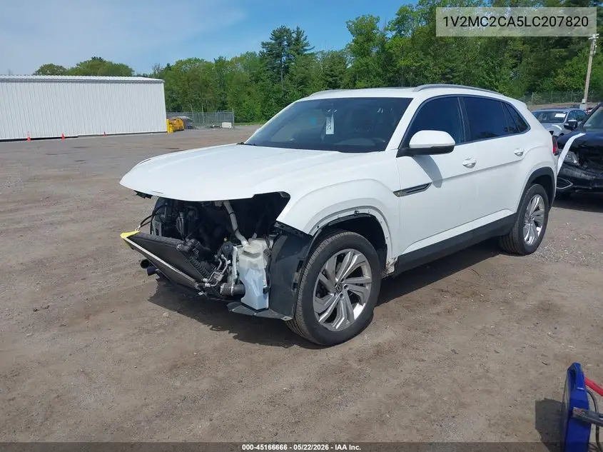 2020 Volkswagen Atlas Cross Sport 2.0T Sel/2.0T Sel Premium/2.0T Sel Premium R-Line/2.0T Sel R-Line VIN: 1V2MC2CA5LC207820 Lot: 45166666