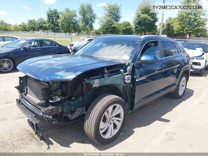 2020 Volkswagen Atlas Cross Sport 3.6L V6 Sel VIN: 1V2ME2CA7LC221356 Lot: 45193905