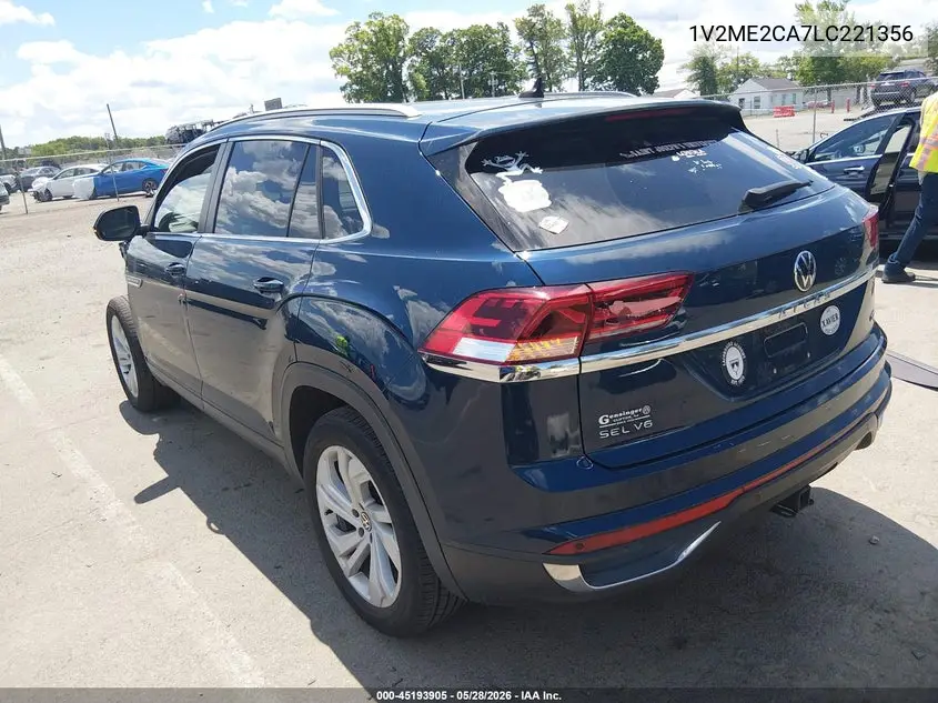 2020 Volkswagen Atlas Cross Sport 3.6L V6 Sel VIN: 1V2ME2CA7LC221356 Lot: 45193905
