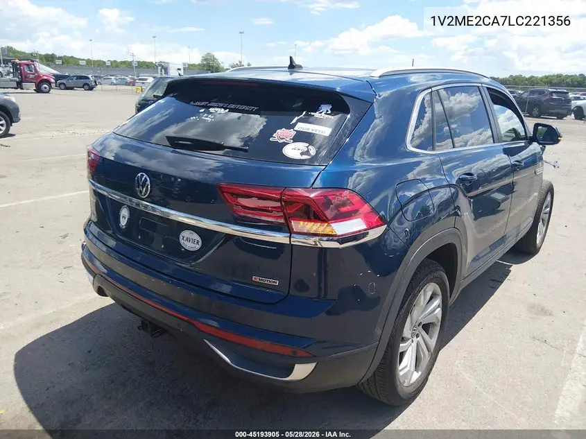 2020 Volkswagen Atlas Cross Sport 3.6L V6 Sel VIN: 1V2ME2CA7LC221356 Lot: 45193905