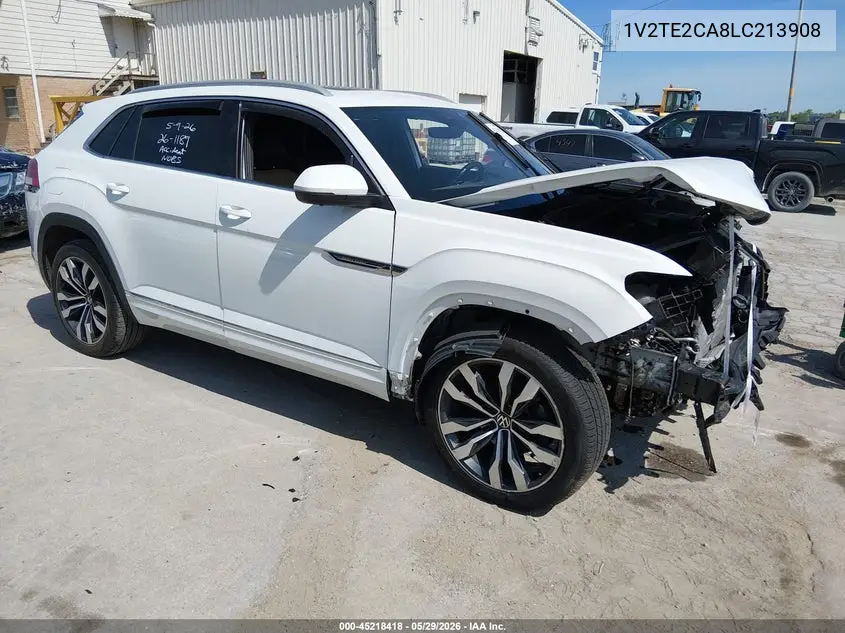 2020 Volkswagen Atlas Cross Sport 3.6L V6 Sel Premium R-Line VIN: 1V2TE2CA8LC213908 Lot: 45218418