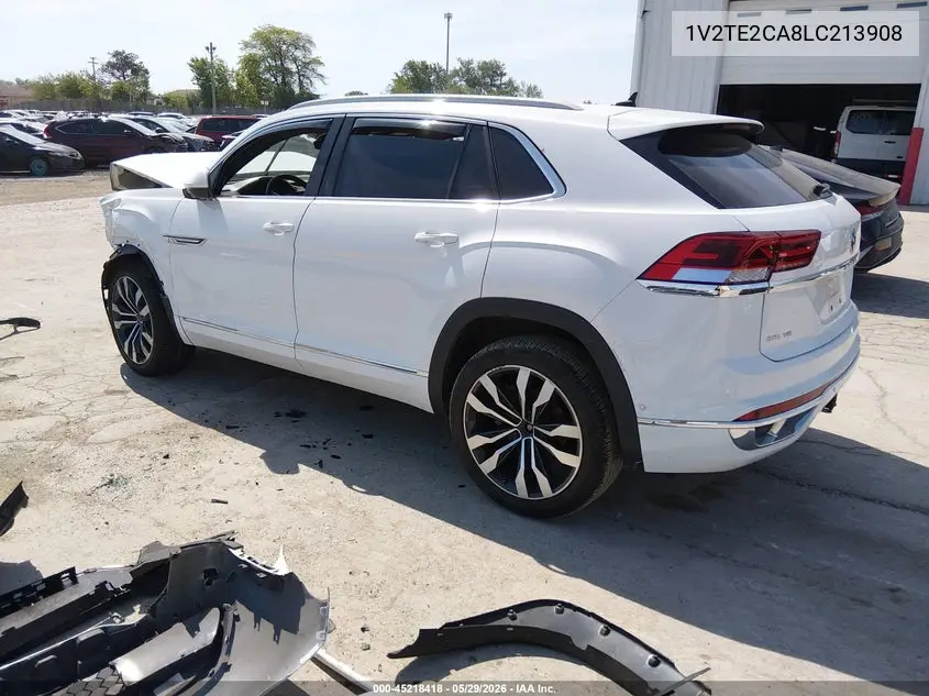 2020 Volkswagen Atlas Cross Sport 3.6L V6 Sel Premium R-Line VIN: 1V2TE2CA8LC213908 Lot: 45218418