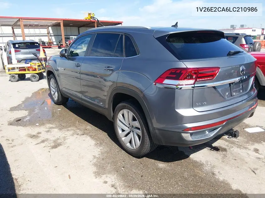 2020 Volkswagen Atlas Cross Sport 3.6L V6 Se W/Technology/3.6L V6 Se W/Technology R-Line VIN: 1V26E2CA6LC210986 Lot: 45228643