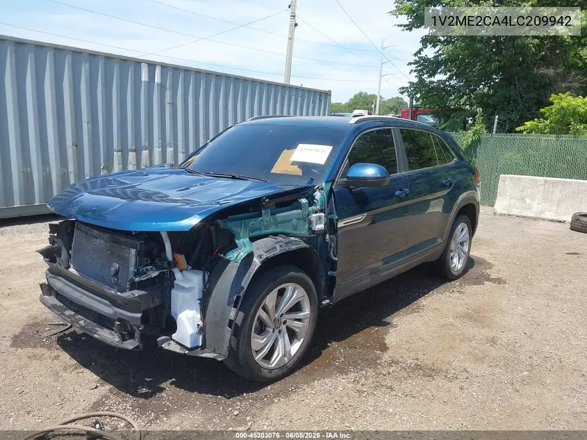 2020 Volkswagen Atlas Cross Sport 3.6L V6 Sel VIN: 1V2ME2CA4LC209942 Lot: 45303076